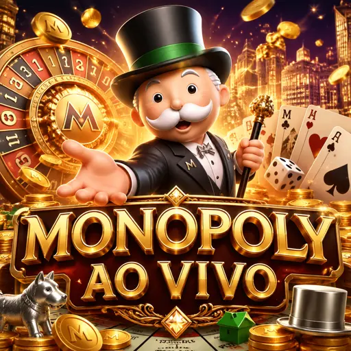 Monopoly Live game show com roleta 3D
